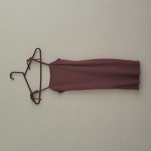 Wild Fable Skin Tight Brownish Red Dress